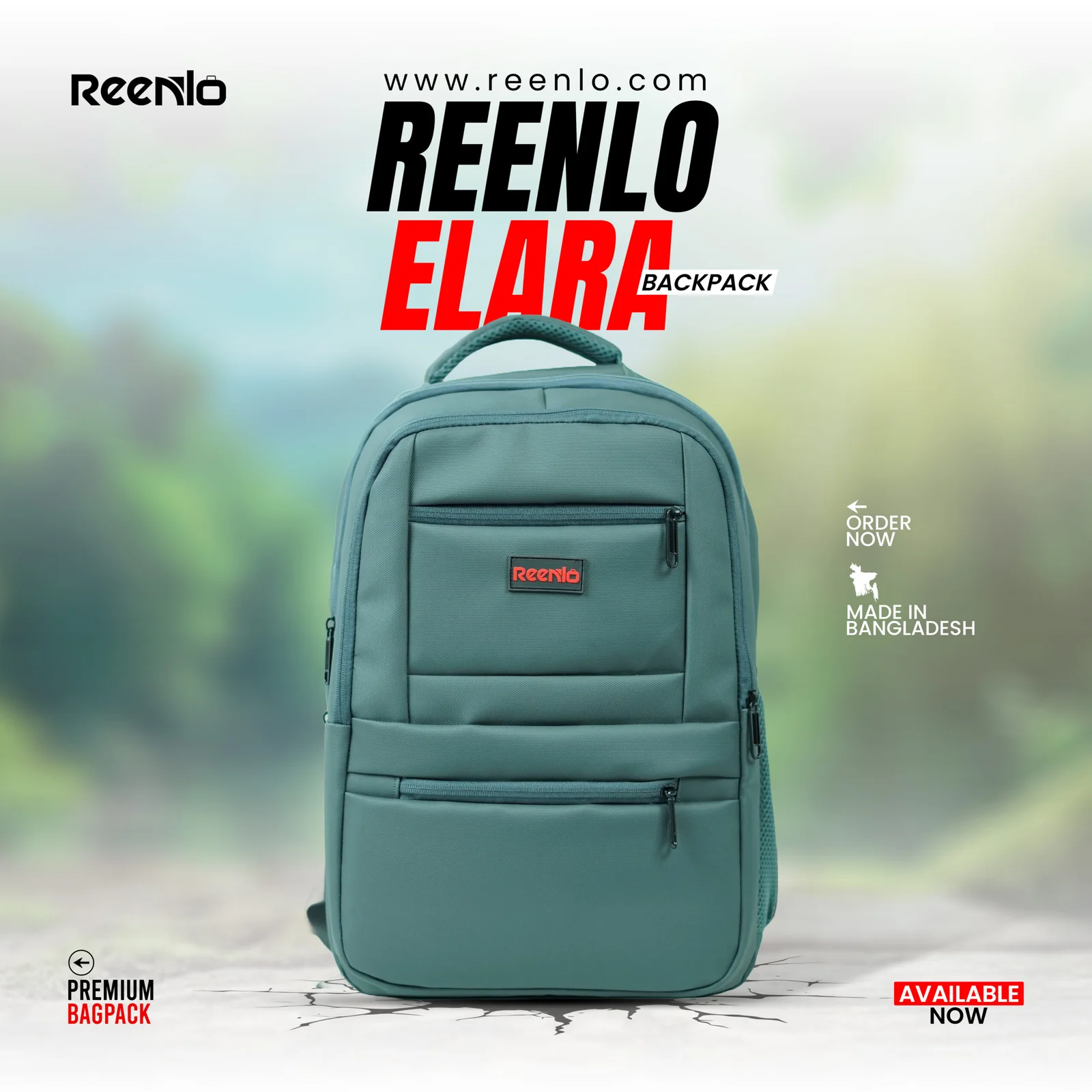 REENLO ELARA BACKPACK-ASH